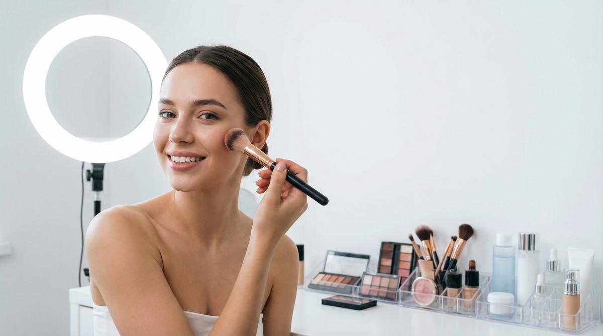 日常通勤妆美妆视频教程演示